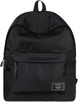 2021 Unisex Mochila Escolar, WAWJ Store Lona Mochilas Casual Bolsa de Viaje  Mujer Juvenil Mochila para Ordenadores Portátiles de 14 Pulgada (Negro) :  Amazon.es: Equipaje
