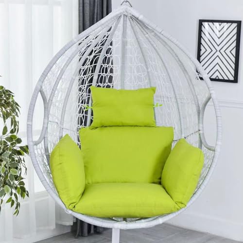 Cojín colgante impermeable y suave para silla columpio de jardín interior y exterior 6