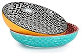 DOWAN 11.5" Large Fruit Bowl for Kitchen Counter, 2.9 Qt Decorative Serving Platter, Serving Dishes