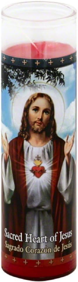 St Jude Candle Heart Of Jesus Red