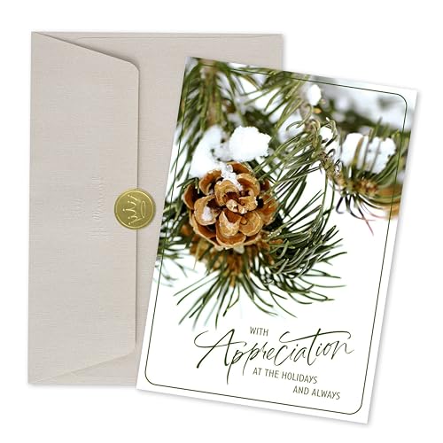 Cartes de vacances Hallmark Business lot de 25 format 12,7 x 17,8 cm
