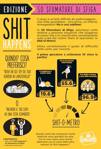 Goliath Shit Happens 50 nuances de malchance jeu de société et d'ambiance Neuf - vue 5