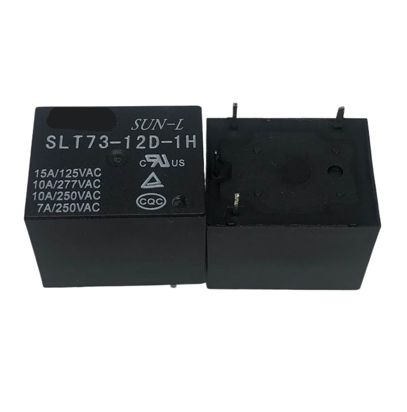 Relé de 4 pines SLT73-12D-1H de 12V 10A para control de circuitos 4