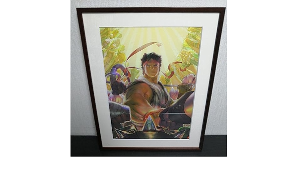 ストリートファイター　グラフィックアート　シリアルナンバー入り　複製原画* ストリートファイターグラフィックアートシリアルナンバー入り