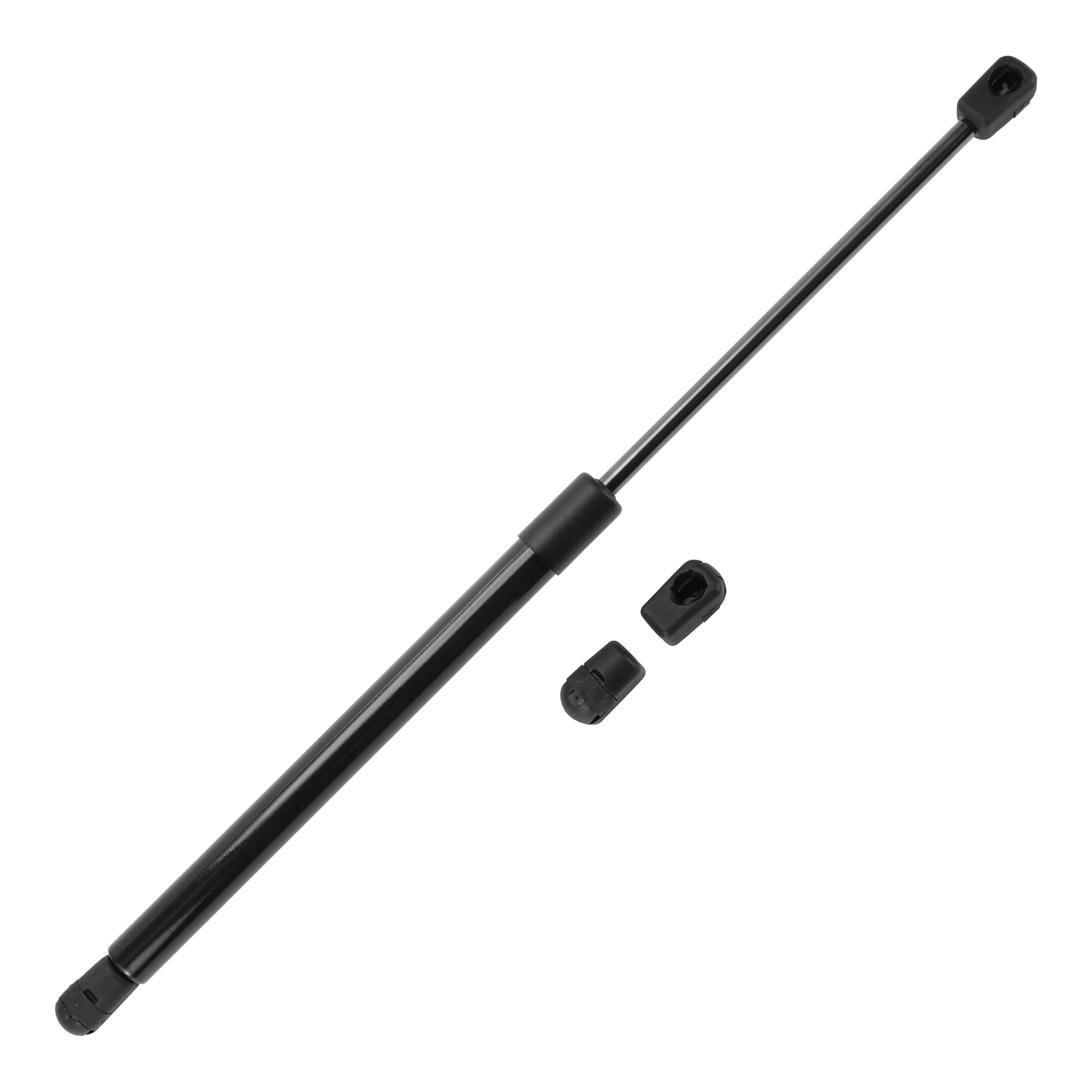 Motoforti Universal Lift Supports Struts Gas Spring 18inch/450mm 133Ib/600N/60kg with Plastic End Fittings Carbon Steel Black
