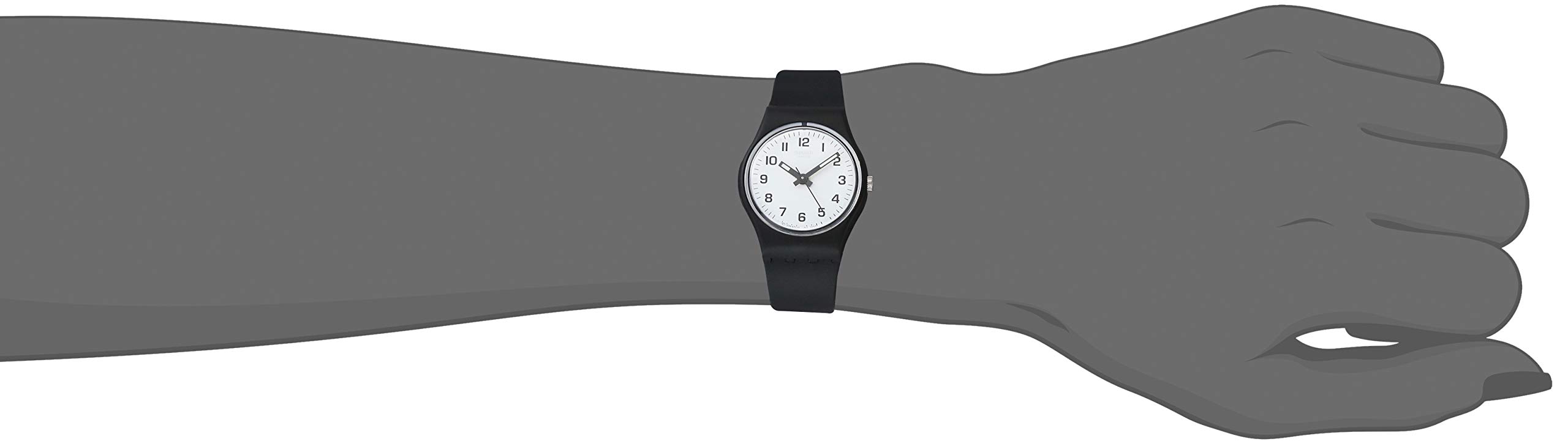Swatch Women's LB153 Something New Black Plastic Watch