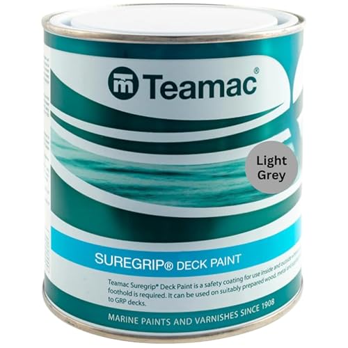 Teamac Light/Grey 5 Litre Suregrip Anti-Slip Deck Paint - ( Grey)