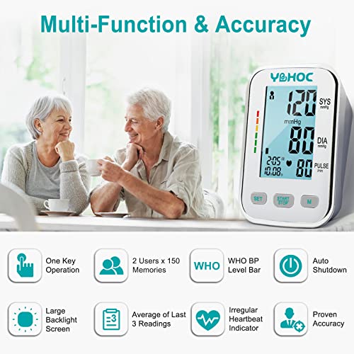 Ybhoc Blood Pressure Machine & 22-42 & 28-55Cm Cuff #TOP1