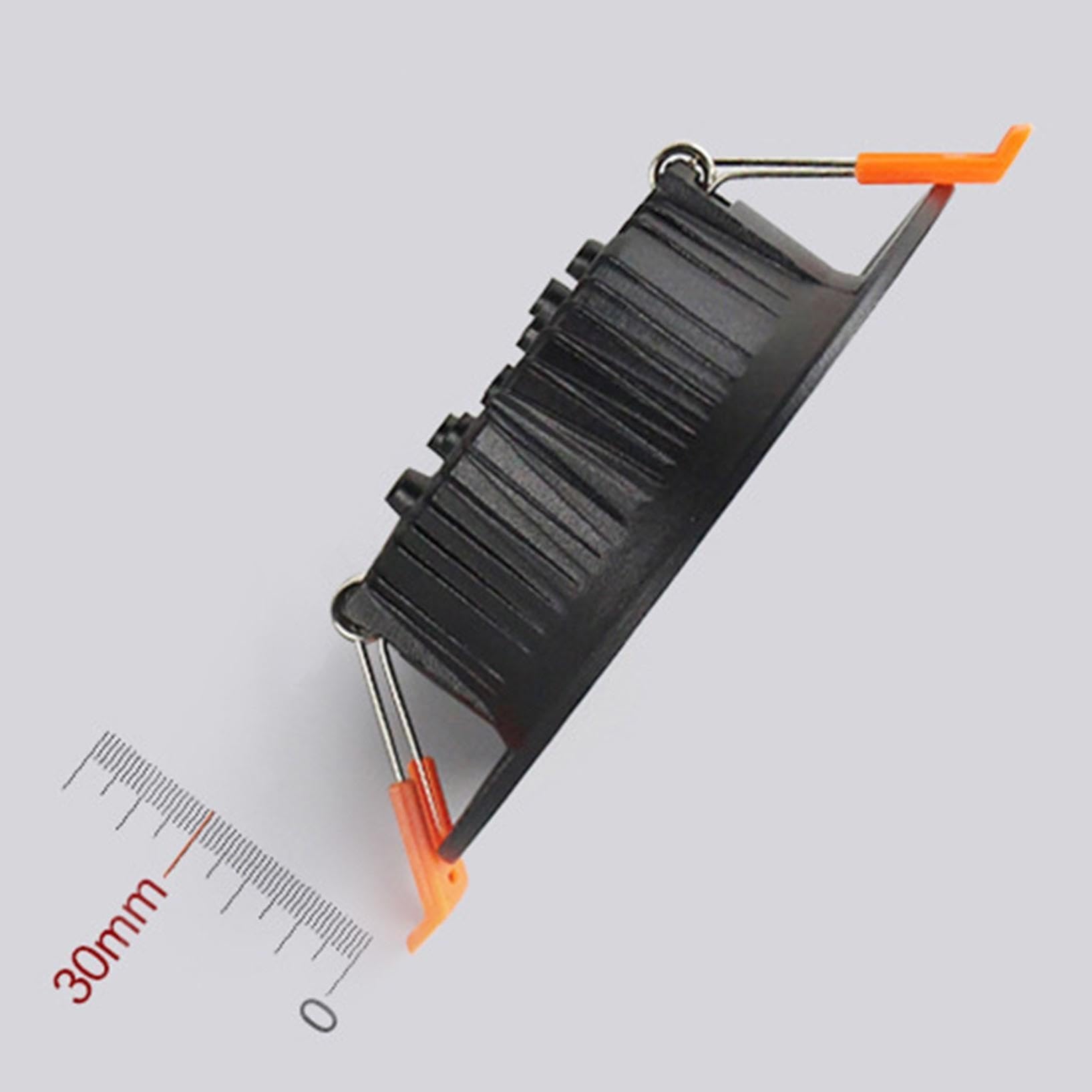 Downlight LED empotrable para embellecedor de aluminio negro