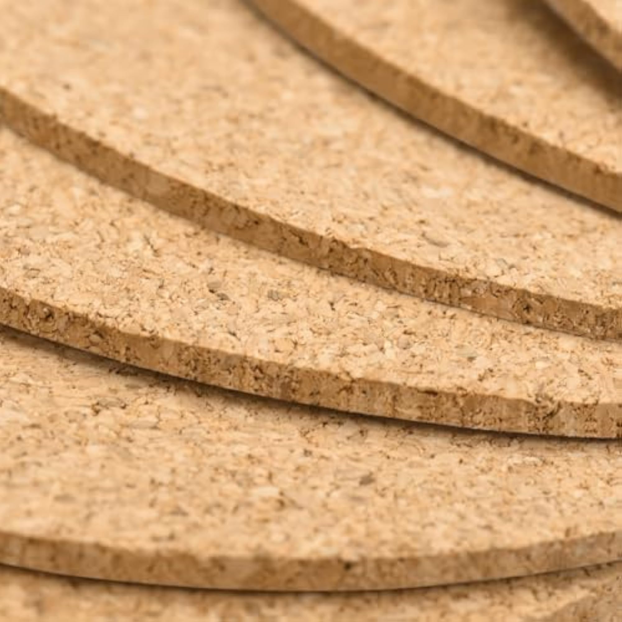 Round Cork Coasters for Tableware (60pcs)