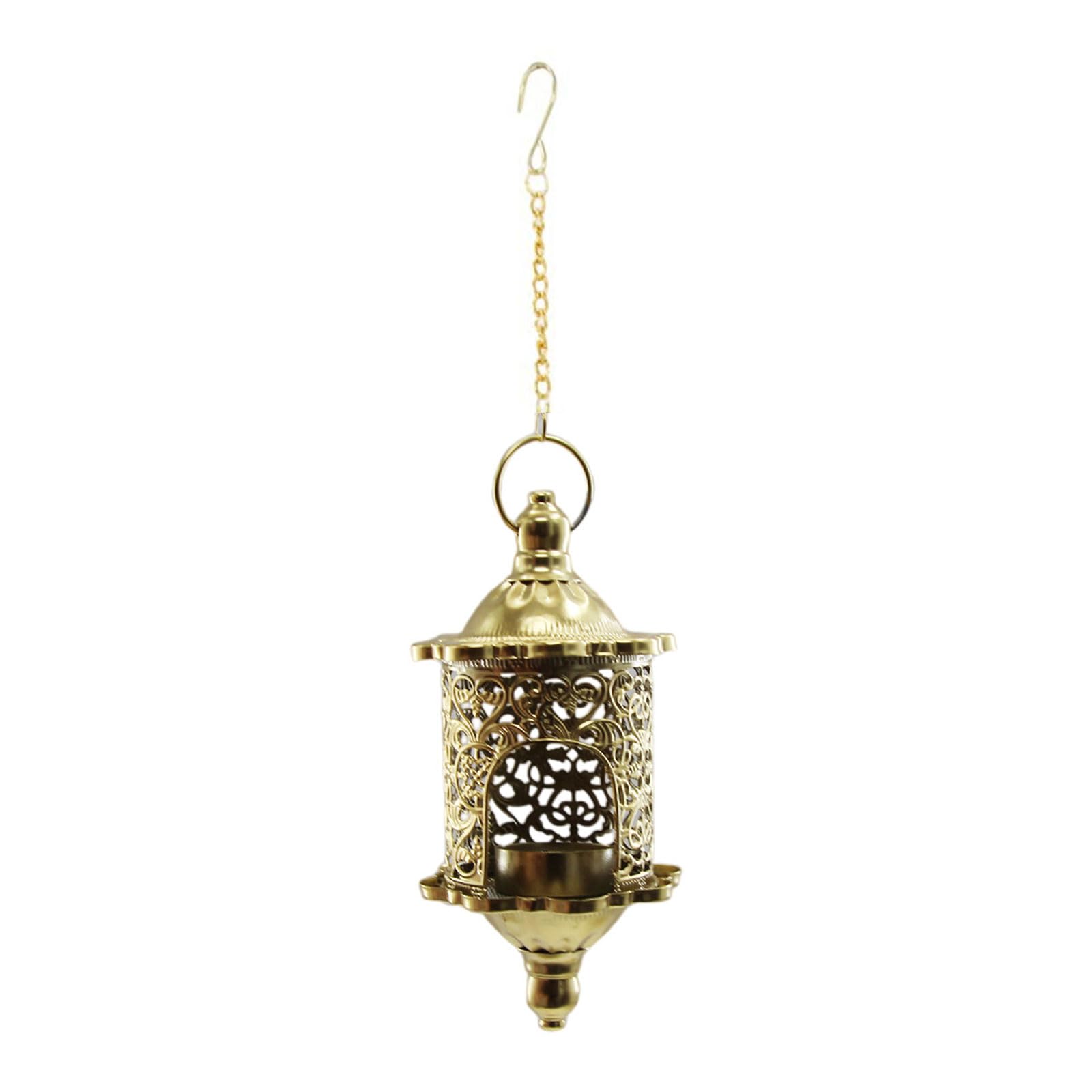 TFAOYS Moroccans Decorative Iron Christmas Holder, Ramadans Eid Home Decors for Patio, Porch Garden Decors Decorative
