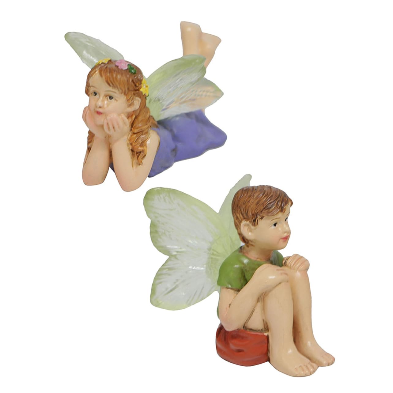 BESPORTBLE 8stücke Teiliges Resin Fairy Statue Zauberhafte Miniaturfiguren Für Garten Bürodekoration Langlebig Und Kreativ Gestaltet Für Gartenliebhaber Und Deko-Fans