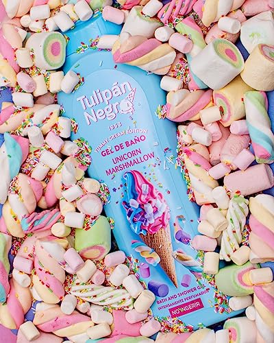 Miniatura 2 de Tulipán Negro - Gel De Baño Unicorn Marshmallow, Nutritivo E Hidratante, Gel De Ducha Con Fragancia Dulce Y Esponjosa, 650 Ml