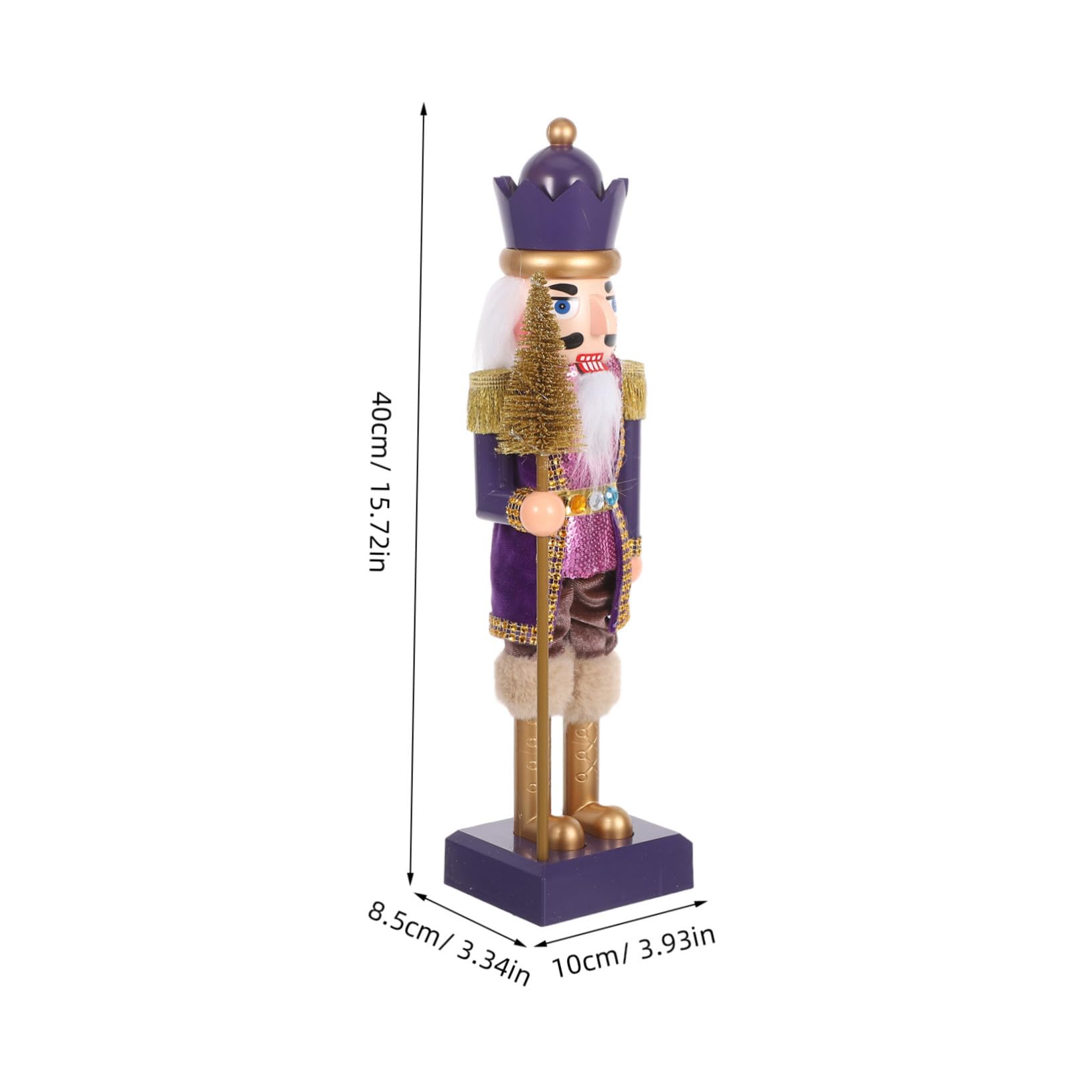 GLEAVI Leuchtende Nussknacker Weihnachtssoldat Figur Dekorativer Weihnachtsnussknacker Weihnachts Kaminsims Nussknacker Weihnachtsbedarf