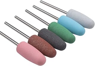 Silicone Nail Lathe Cutters Set 6pcs Nail Gloss Polisher. Beads from 180 to 800