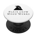Black Crow Wood Works PopSockets Swappable PopGrip