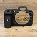 MUZIRI KINOKOO EOS R6/R6 II Case, Protective Case Compatible for Canon EOS R6/ EOS R6 II/EOS R6 Mark II Camera - Soft Silicone Cover Camera Case - Black