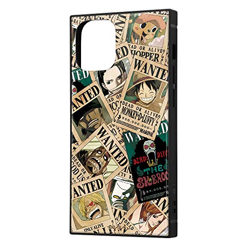 イングレム iPhone 12 mini ワンピース 耐衝撃 ハイブリッド ケース カバー KAKU ストラップ ホール 付き スクエア 軽量 手配書 IQ-OP26K3TB/OP007