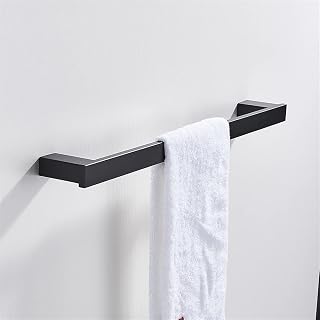 Towel Rail for Bathroom,Bathroom Hardware Set,Robe Hook Towel Rail Hand Towel Holder Tower Bar Shelf,Tissue Paper Holder Bathroom Accessories Wall Mount/Single Paper HOL