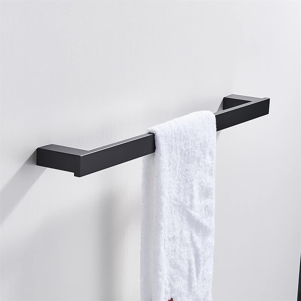 TYUHDUYUR Towel Rack, Towel Rail for Bathroom, Bathroom Hardware Set, Robe Hook Towel Rail Hand Towel Holder Tower bar Shelf, Tissue Paper Holder Bathroom Accessories Wall Mounted/Single Towel Rail /