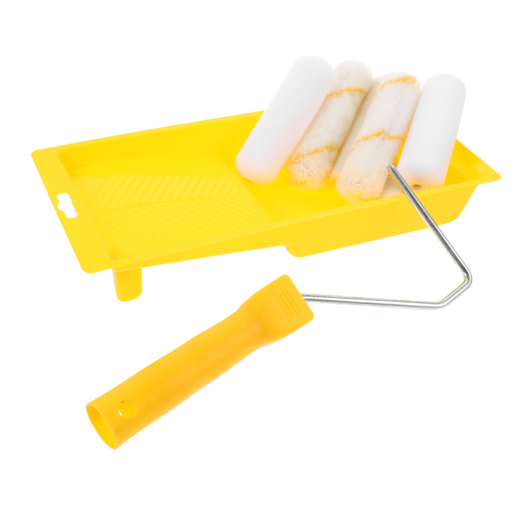 Rouleau de peinture anti-goutte avec 4 manchons et bac de peinture
