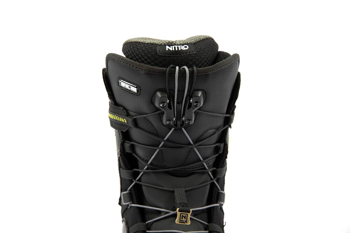 Nitro Snowboards Incline TLS Buty snowboardowe, Mężczyźni, Black-Lime, 250