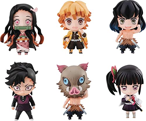 Demon Slayer Megahouse Kimetsu no Yaiba Trading Figure 5-Pack Sailor Tanjiro & Friends Ma