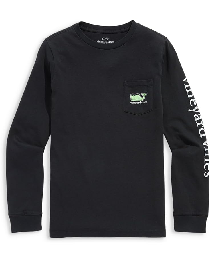 Vineyard Vines Kids Glow-In-The-Dark Franken-Whale Long-Sleeve Pocket Tee (Toddler/Little Kid/Big Kid) - Main View