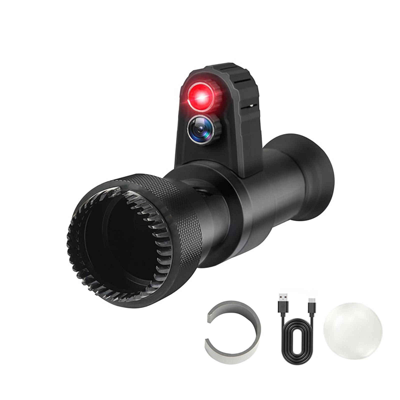 WGFXYBFY Rechargeable Infrared Night Vision Scope, 850nm Digital Night-Vision Monocular Device, with 1.54 Inch Display and 1700mah Battery, Supports Charging While Using, for Camping