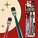 Curaprox Manual Toothbrush – Christmas Edition 2023 | Ultra-Soft for Sensitive Teeth and Gums | 2-Pack, Festive Red and Green
