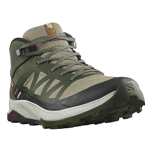 Bota Salomon Outrise Mid Gtx Masculina Verde Cor:Verde;Tamanho:40