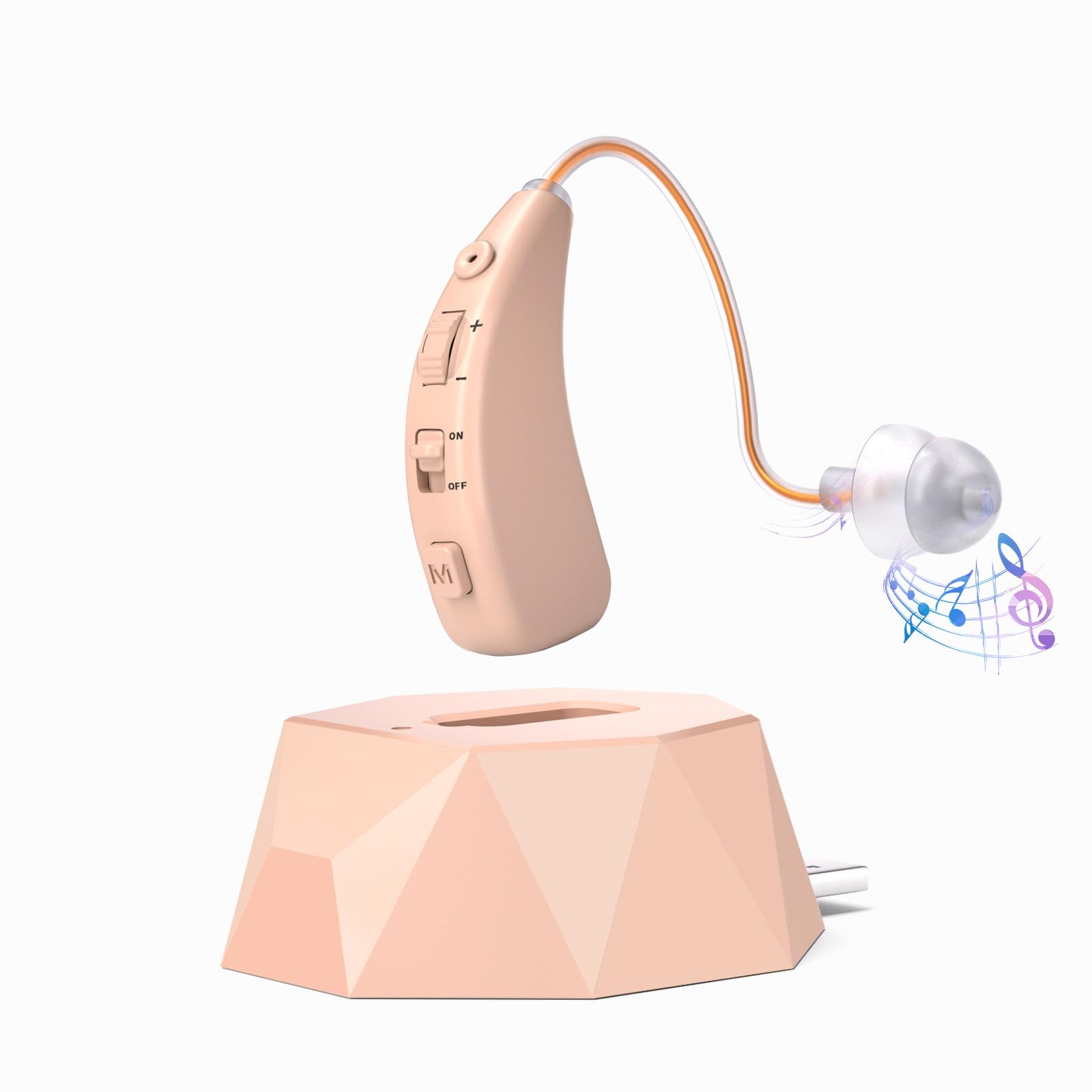 Amazon.co.jp: 集音器 高齢者 充電式 音声拡聴器 両耳対応 耳掛け式
