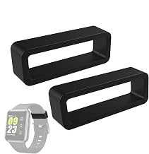 Genérico Watch Strap Holder - Watch Strap Clasp Rings | 2 Replacement Loops for Bracelet Strip | Bracelet Strap Retainer for Women, Men and Kids