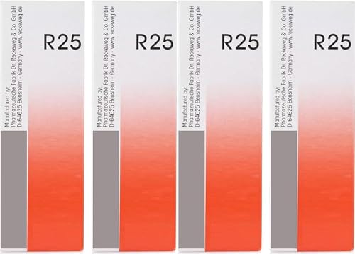 0.74 Fl Oz / 22 ml Dr. Reckeweg,s R25 Drops (22ml x 4) Pack of 4