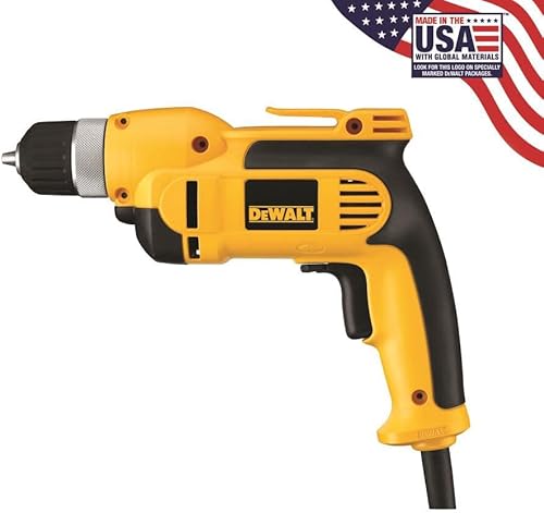Miniatura 4 de DEWALT Taladro con cable, 7.0 amp, 3/8 pulgadas, empuñadura de pistola (DWD110K)