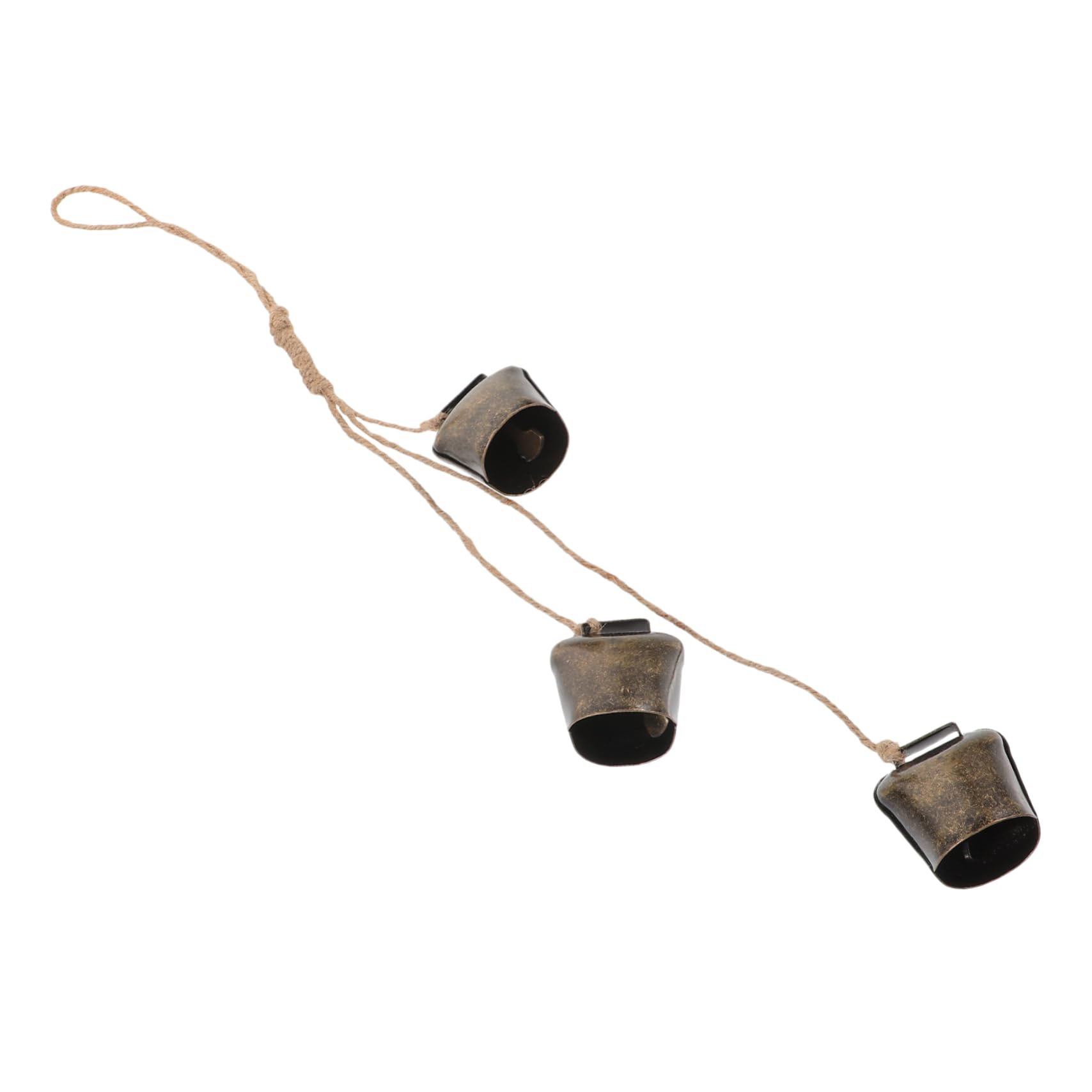 STOBAZA Unique Vintage Decorative Bells Cow Bell Metal for Xmas Decorations Ornaments