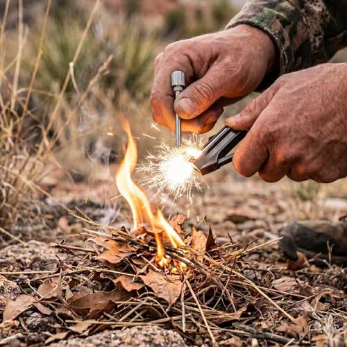 3 Permanent Match Infinity Lighter, 3-in-1 Keychain Bottle Opener Igniter, Reusable Unlimited Lighter, Waterproof Matches, Outdoor Survival Permanent Igniter by IJEUH - Image 6