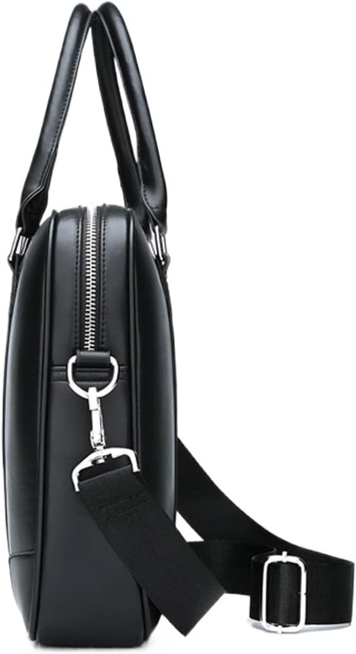 Compatible For Leather Business Briefcase Male Shoulder Bag Messenger Handbag Laptop Computer Designer