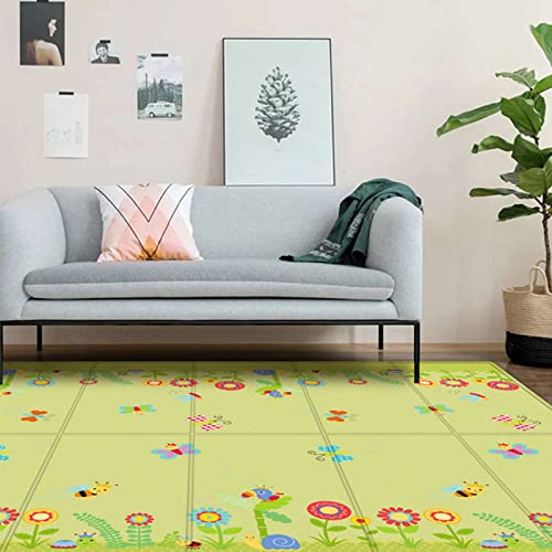 Foldable Play Mat For Baby Large Foldable Waterproof Crawling Mat 70'' X 40'' Floor Playmat #TOP2