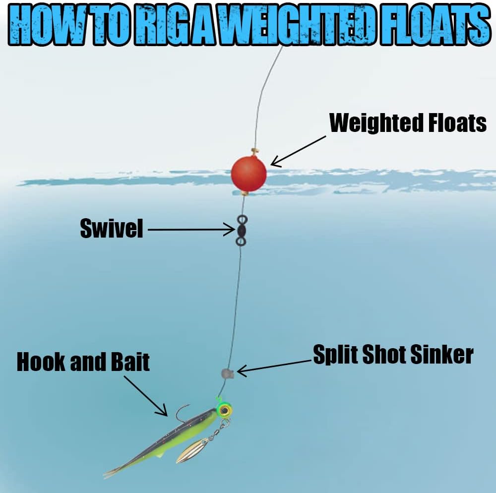 XFISHMAN Weighted Foam Bobber Assortment, 8-12 Pack, photo 6 of 8