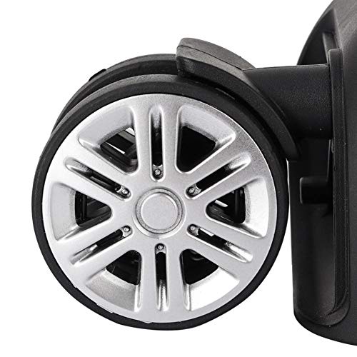 Rodas de bagagem silenciosas, rodas de mala de rolamento duplo, para mala de viagem prática de repos