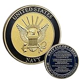 Navy Armed Forces Prayer Coin - USN Sailor's Creed Challenge Coin
