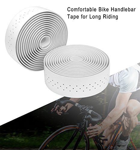 Topcabin® Camouflage Series Comfort Gel Road Bike Handlebar Tape Bike Bar Tape With Reflective Bar Plugs (White(Pu A Pair)) #TOP3