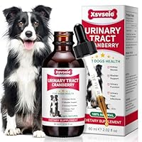 Harnröhrentherapie für Hunde, Hund Harnwegsinfektion Behandlungstropfen, unterstützt Blase Ergänzung, Prävention Inkontinenz & Blasensteine, halten Haustier Nieren Gesundheit & UTI Pflege