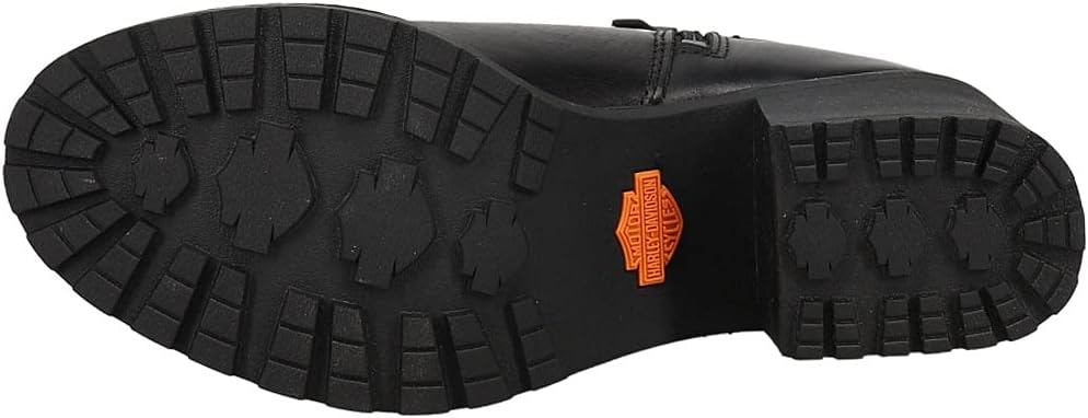 Harley-Davidson Women's LaLanne Double Strap Black Motorcycle Boots, D84711