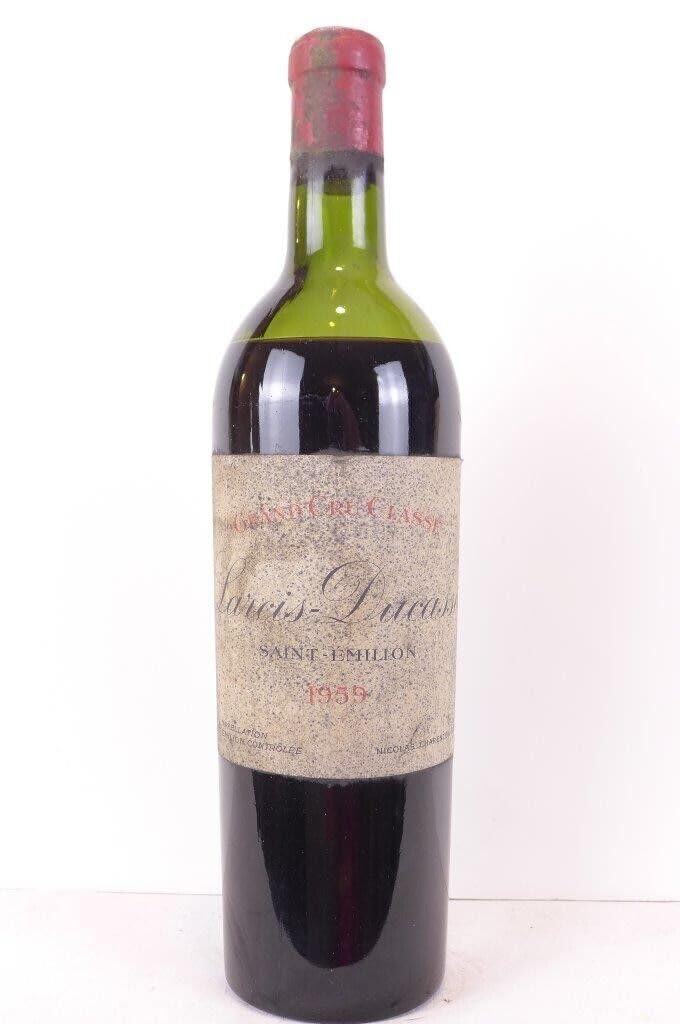 saint-émilion château larcis ducasse grand cru classé (b2) rouge 1959 - bordeaux
