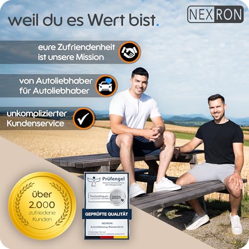 NEXRON® Autositzschoner – besonders bequemer Autositzbezug mit Premium Stoff (WASSERDICHT) – schützt die Sitze deines Autos in Sekundenschnelle