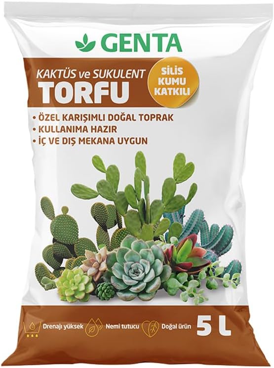 Genta Cactus Care Package - Cactus Soil - Cactus Food