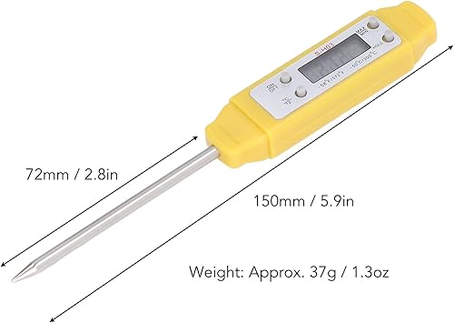 Miniatura 3 de CHICIRIS Termómetro de alimentos, calibración automática estilo bolígrafo de alta precisión, termómetro digital de bolsillo electrónico de cocina