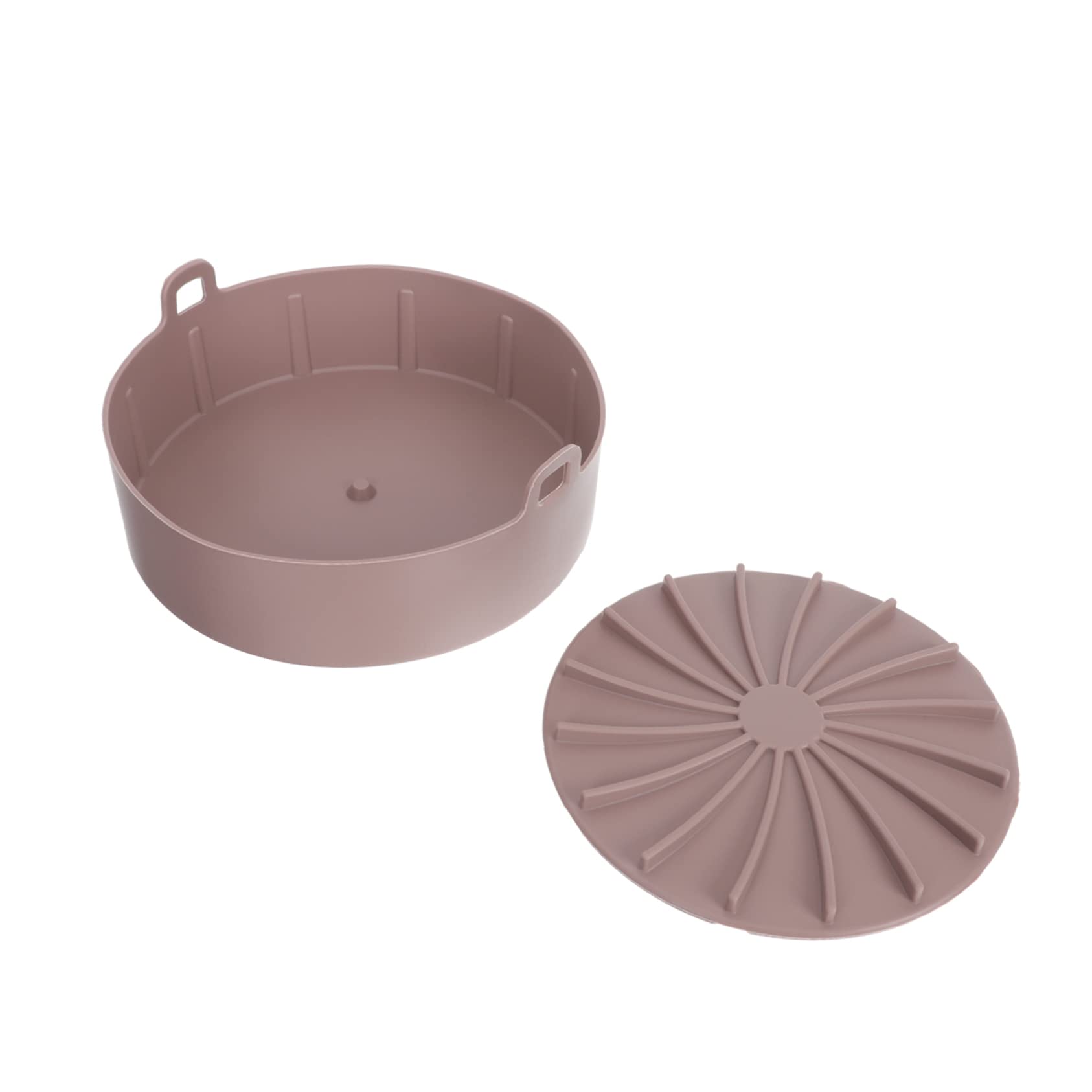 Zerodeko Air Fryer Silicone Pot Reusable Baking Basket for Steamer Oven Heat-resistant Easy to Clean Alternative to Parchment for Baking Roasting